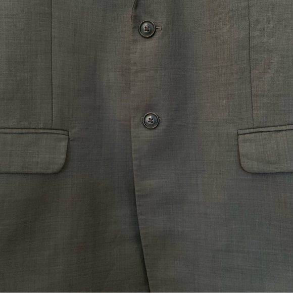 Hart Schaffner Marx Blazer Men’s 34R VGUC Grey 2 Button Double Vented - Picture 5 of 14